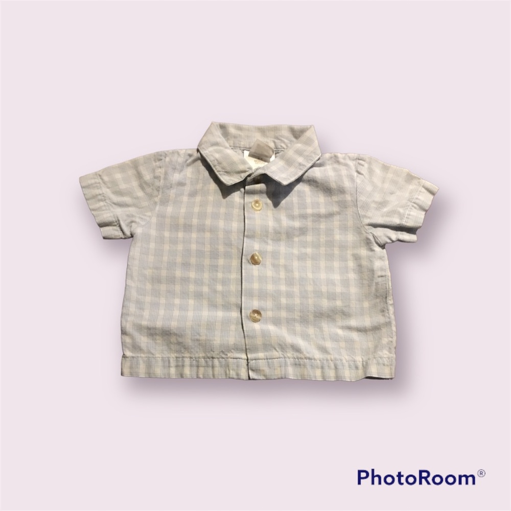 Bright future button up shirt